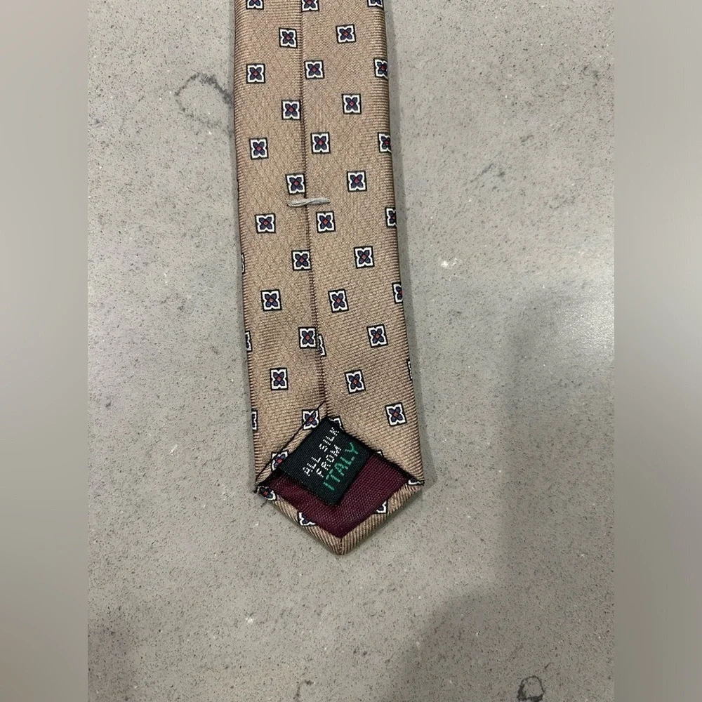 Kuppenheimer Silk Neck Tie Tan Formal Business Dressy